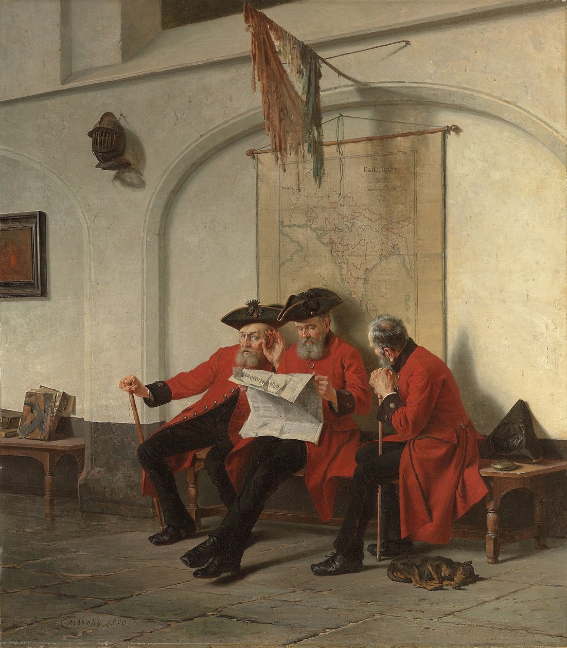 Nyheter fra fronten, 1880 av Charles Meer Webb