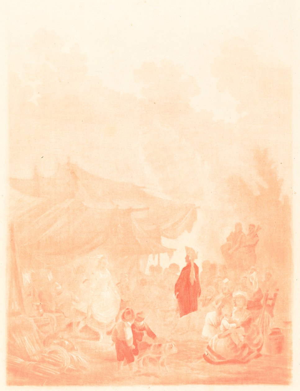 Noce de Village Village Wedding, 1785. av Charles Melchior Descourtis