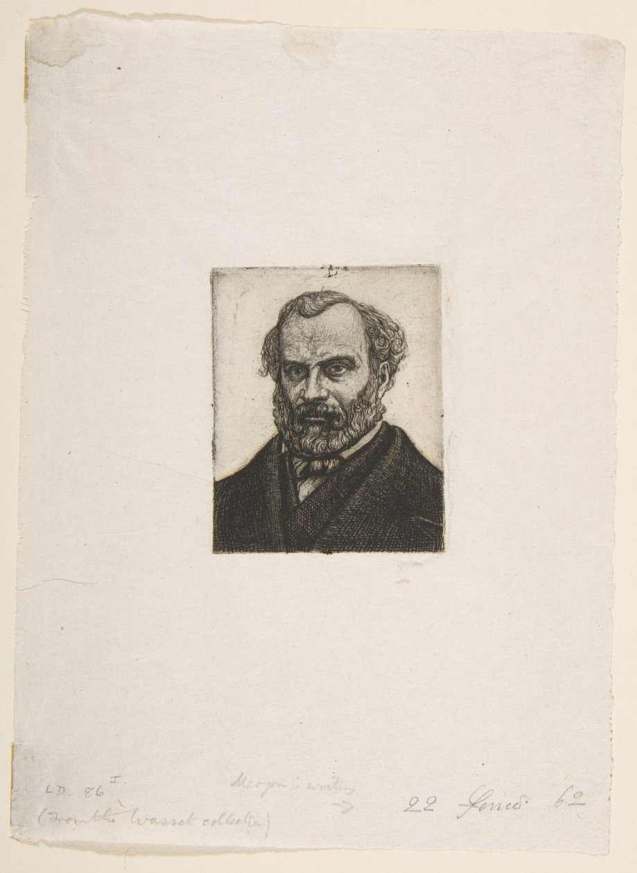 Armand Guéraud fra Nantes, boktrykker og litterat av Charles Meryon