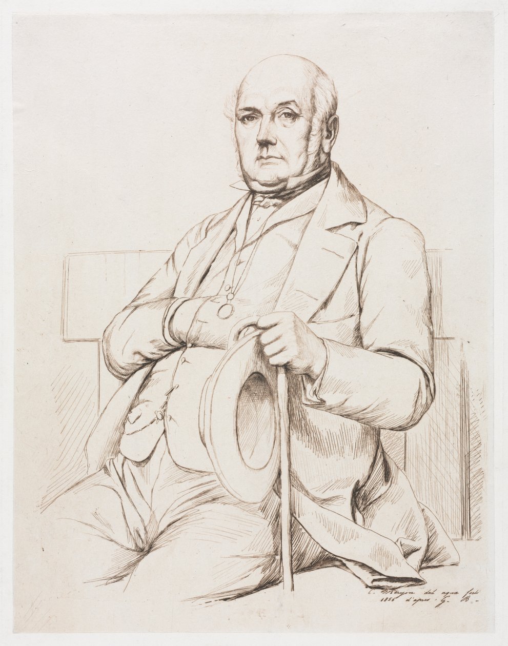 Casimir le Conte, etter Boulanger av Charles Meryon