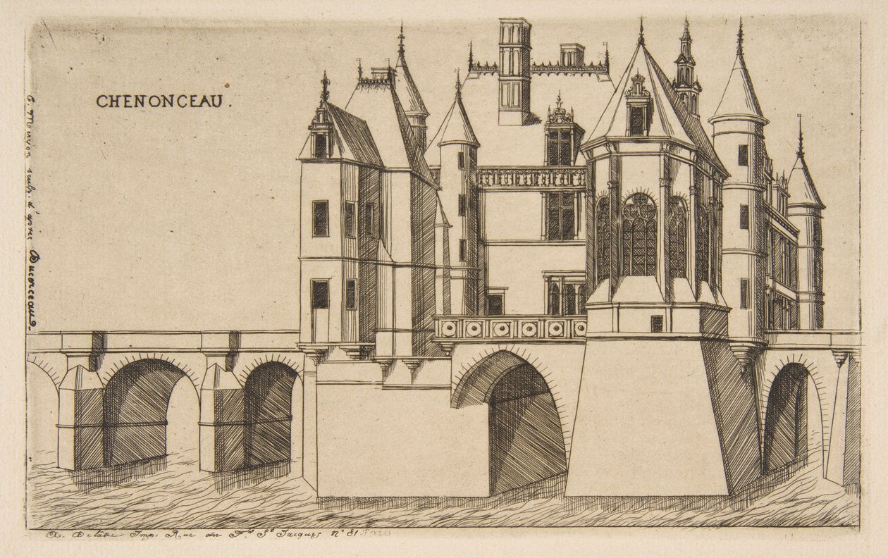 Château de Chenonceau, nr. 2 av Charles Meryon