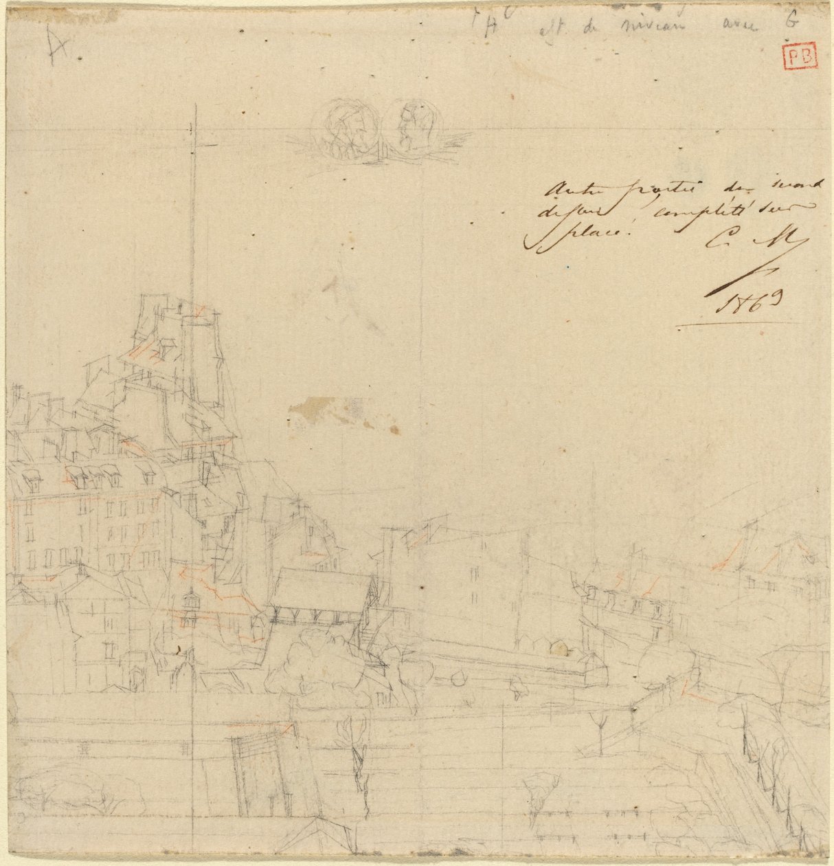 College Henry Ev av Charles Meryon