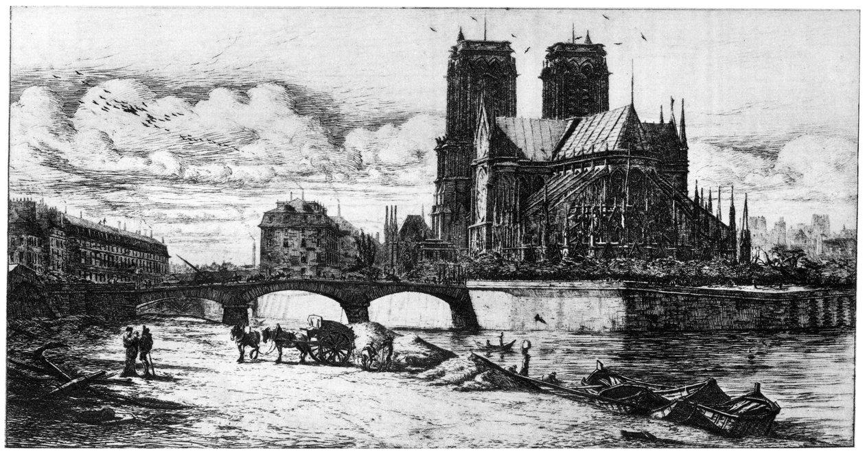 LAbside, c1841-1868 1924 av Charles Meryon