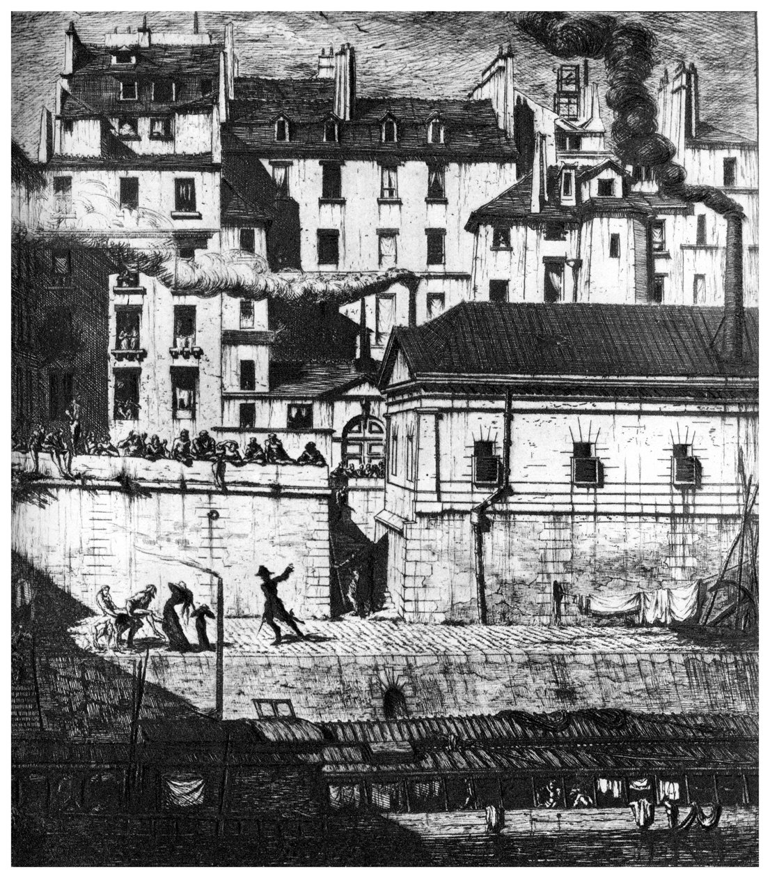 The Morgue, c1841-1868 1924 av Charles Meryon