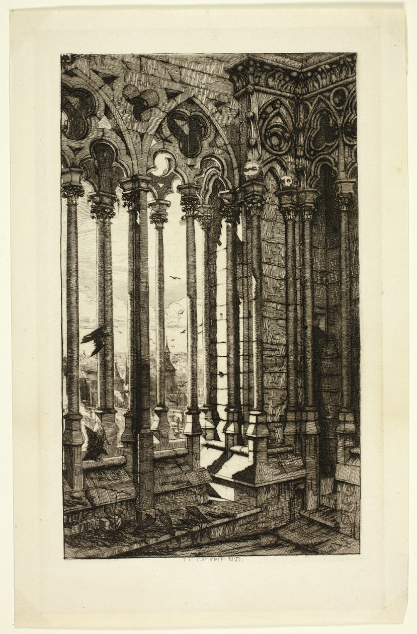 Galleri Notre Dame av Charles Meryon