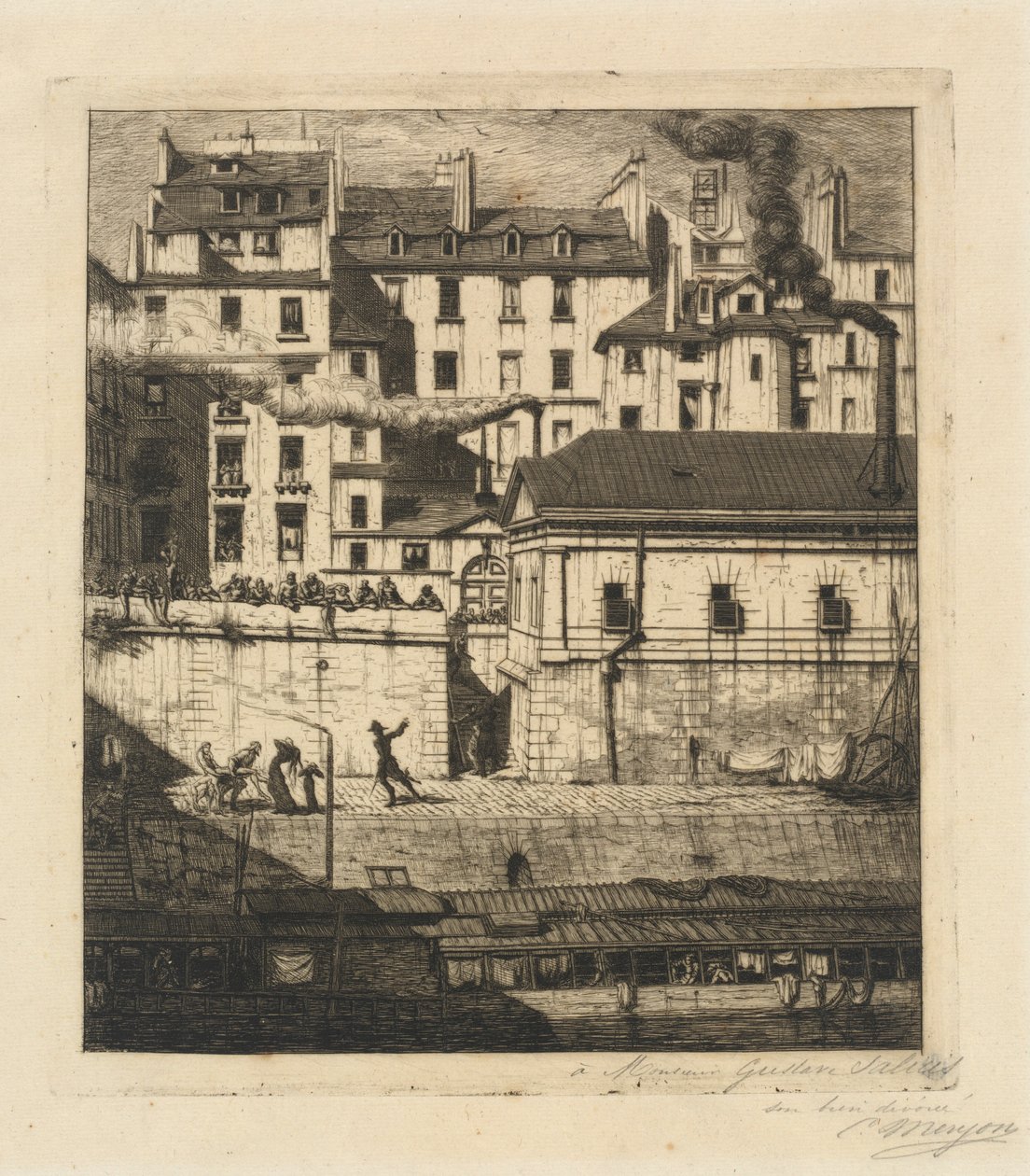 Likstuen, Paris av Charles Meryon