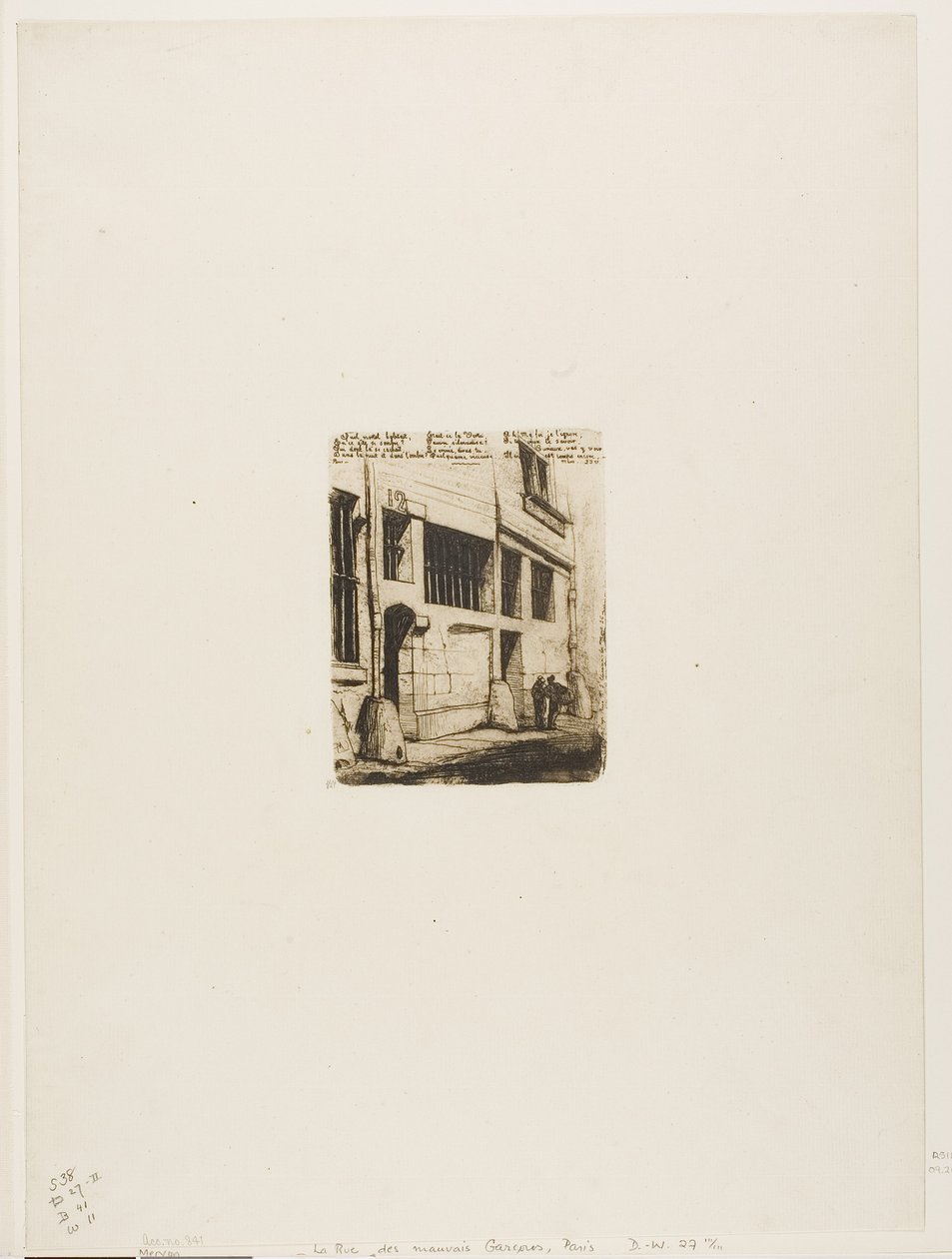 Bad Boys Street av Charles Meryon