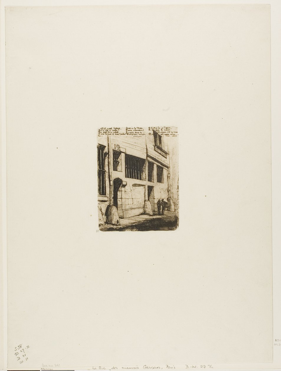 Bad Boys Street av Charles Meryon