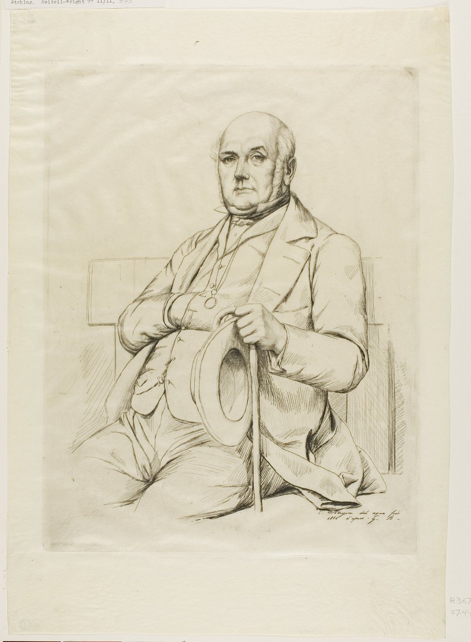 Portrett av Casimir the Tale av Charles Meryon