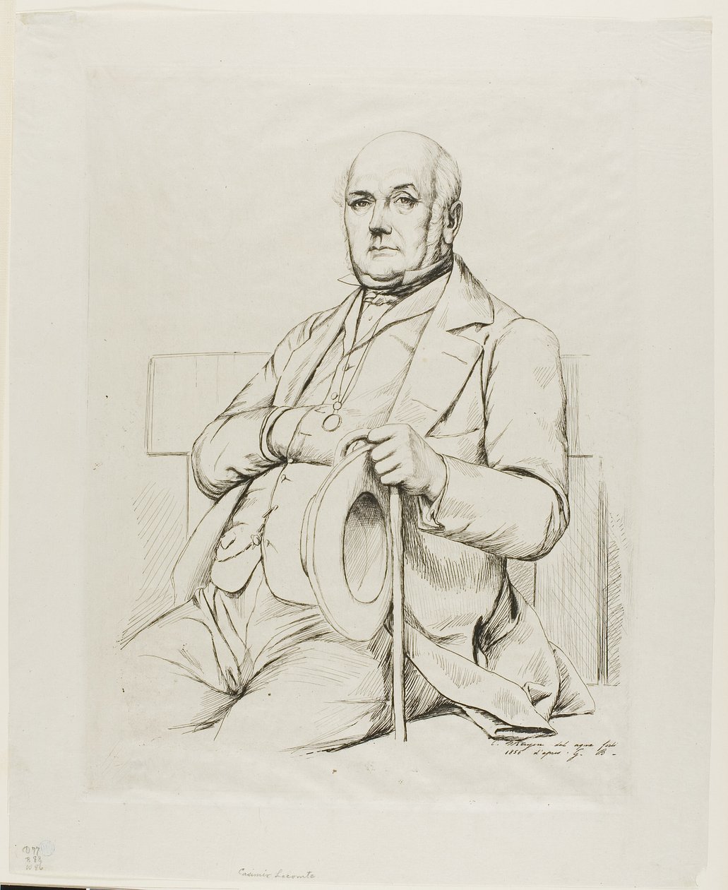 Portrett av Casimir the Tale av Charles Meryon