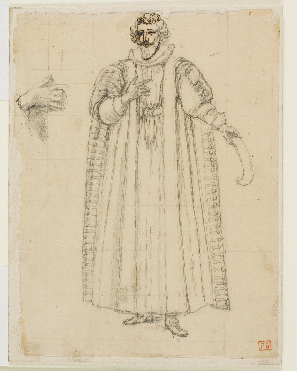 Portrett av François Viete av Charles Meryon