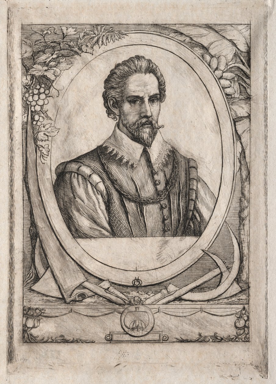 Rene de Laudonniere Sablais (de Burdingale) av Charles Meryon
