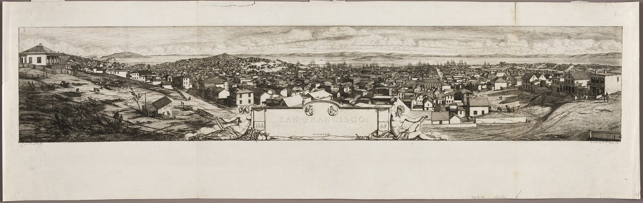 San Fransisco av Charles Meryon
