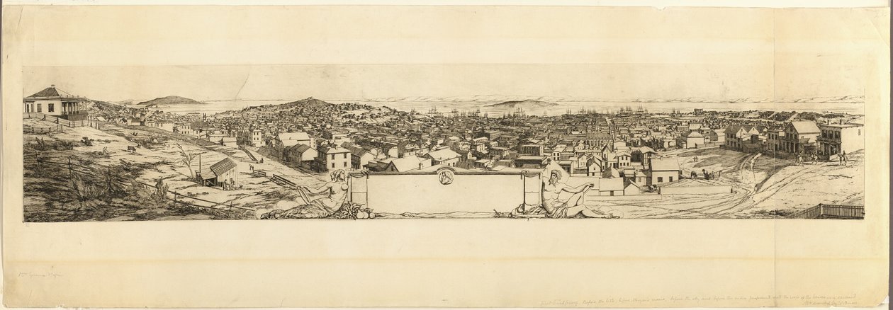 San Fransisco av Charles Meryon