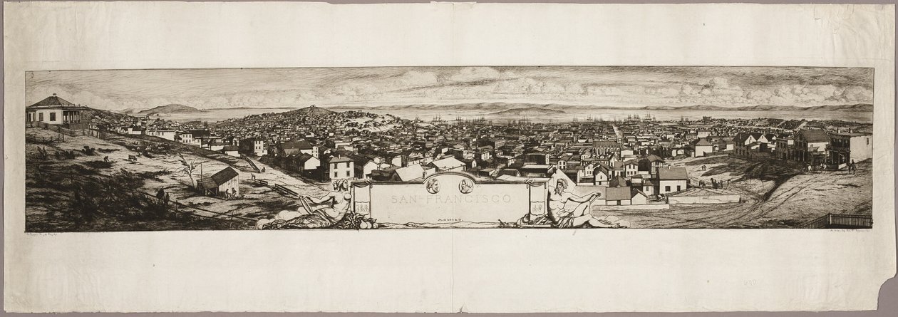 San Fransisco av Charles Meryon