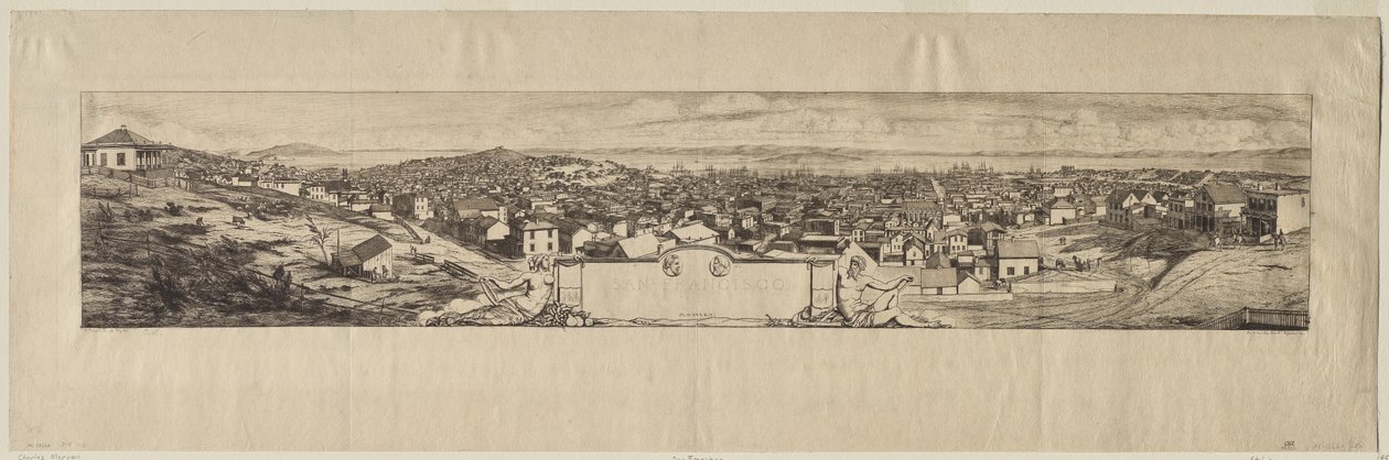 San Fransisco av Charles Meryon