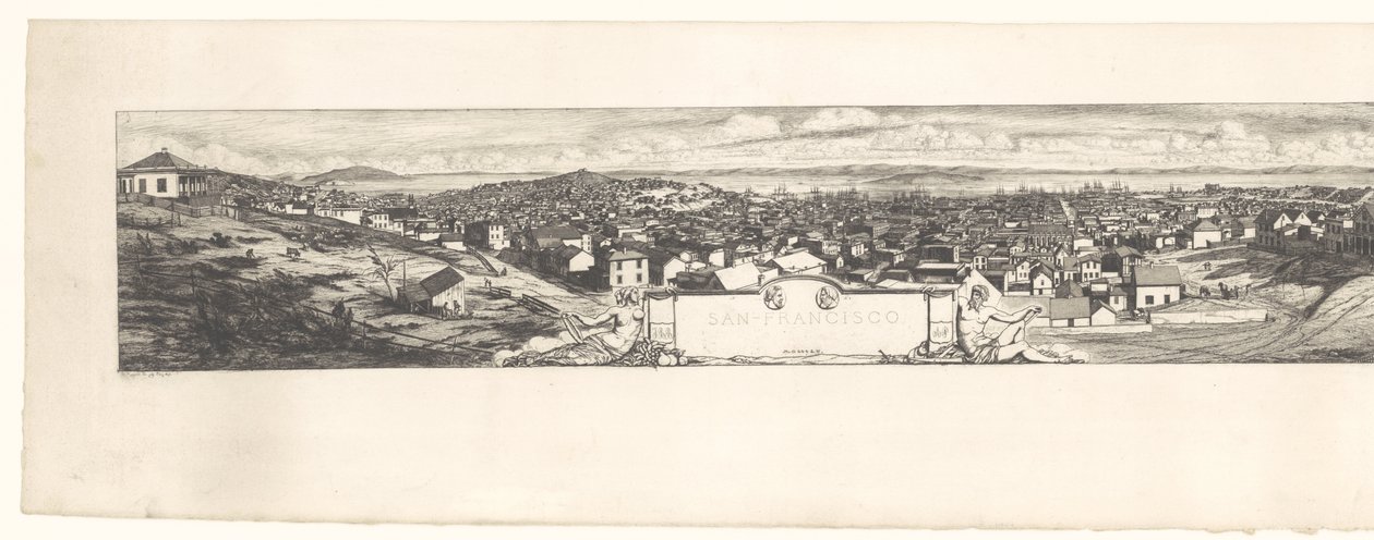 San Fransisco av Charles Meryon