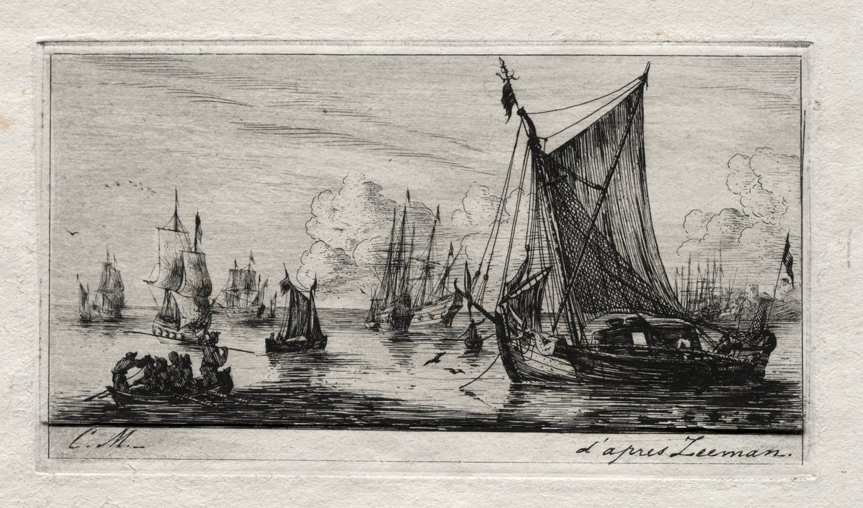Sørhavsfiskere av Charles Meryon