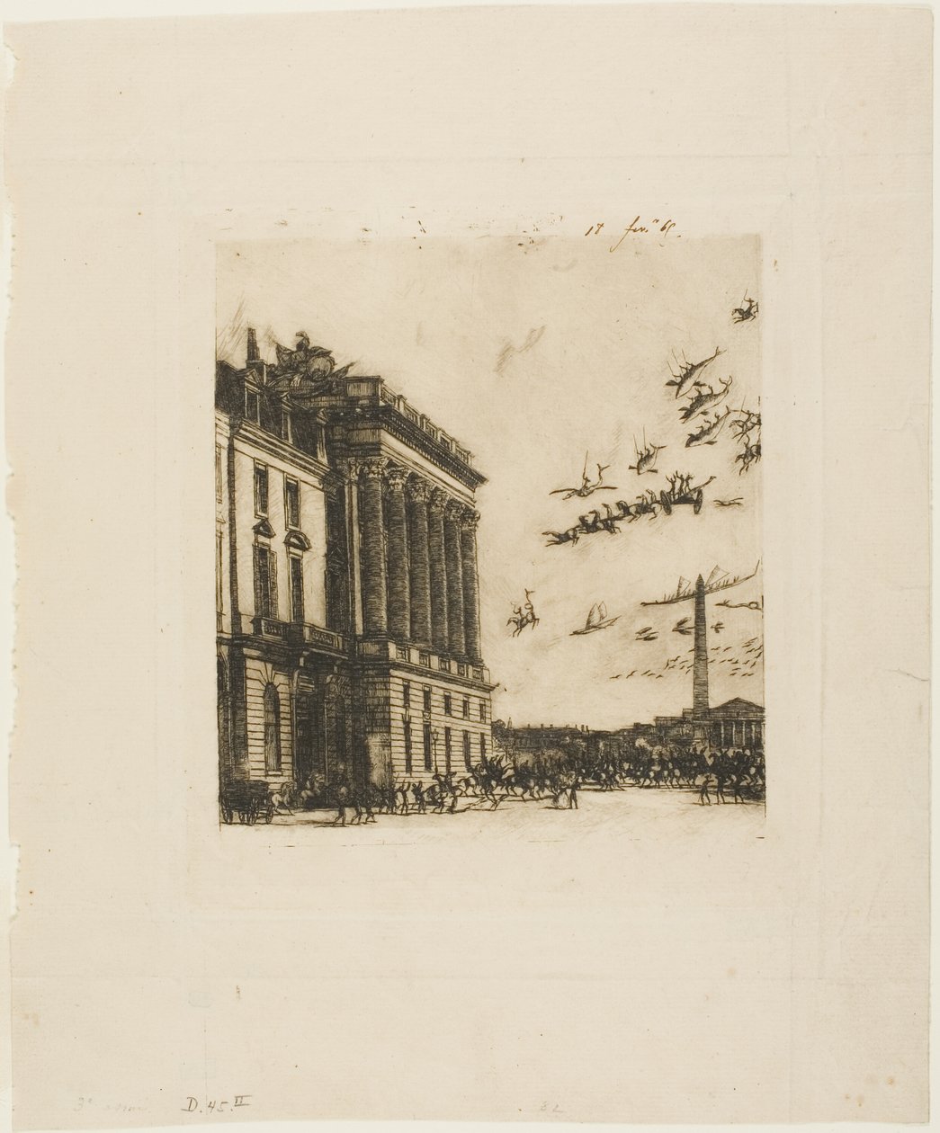 Admiralitetet, Paris av Charles Meryon
