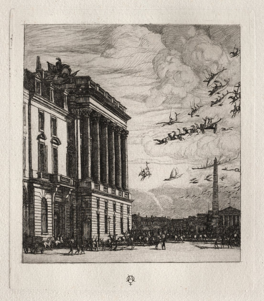 Admiralitetet, Paris av Charles Meryon
