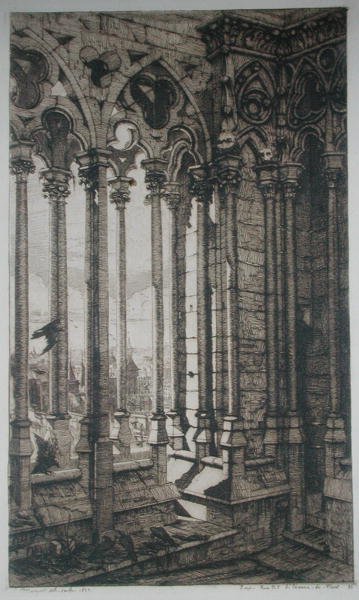 Galleriet Notre-Dame, Paris av Charles Meryon