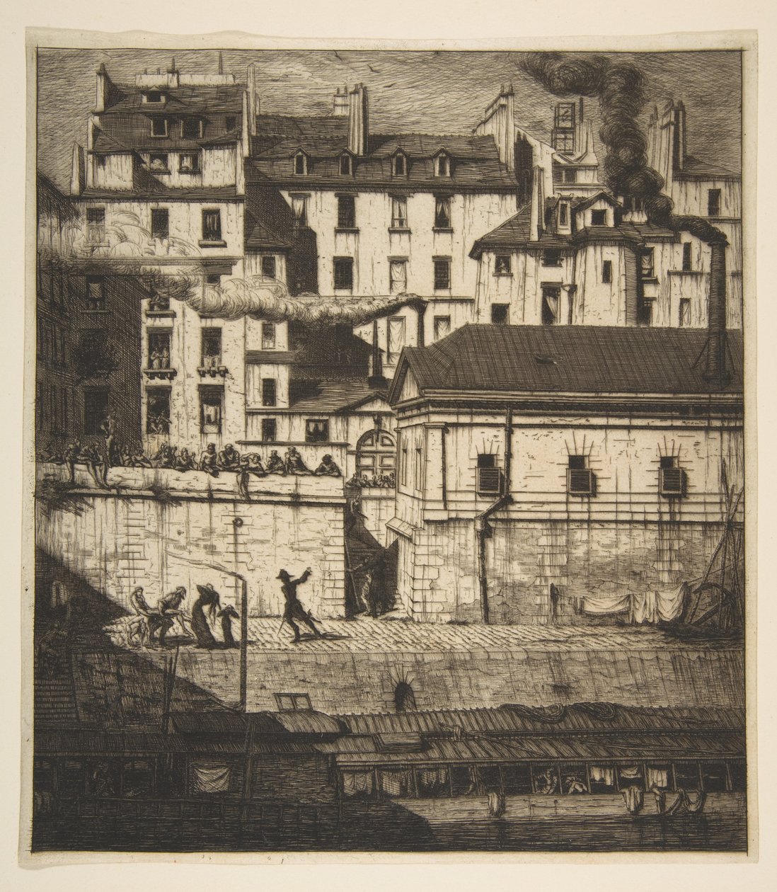 Likskjulet, Paris av Charles Meryon