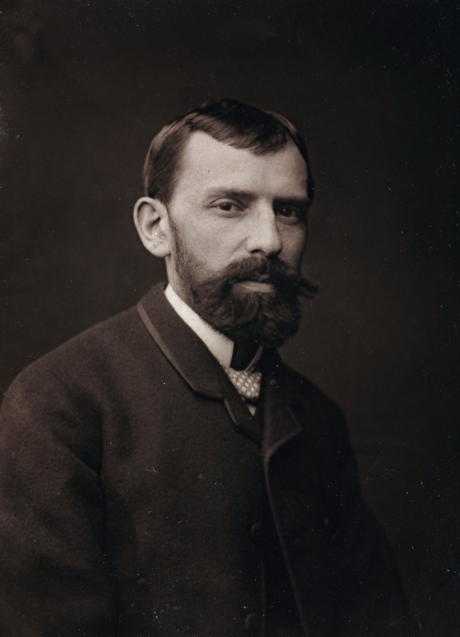 Kunstnerisk og biografisk album, 5. årgang, Salong 1885; portrett av den franske maleren Victor Gabriel Gilbert (1847-1933) av Charles Michelez