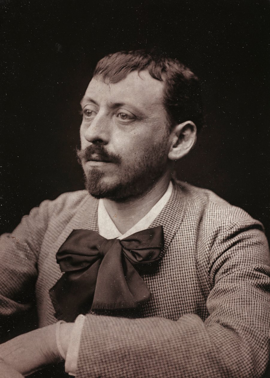 Kunstnerisk og biografisk album, 5. årgang, Salong 1885; portrett av den franske maleren Frédéric Montenard (1849-1926) av Charles Michelez