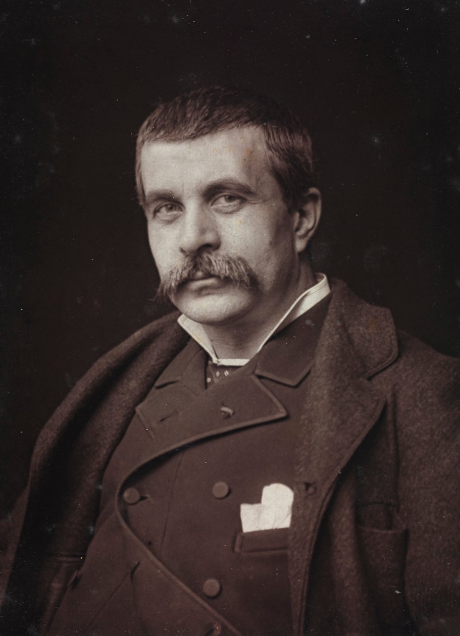 Kunstnerisk og biografisk album, 5. årgang, Salong 1885; portrett av den franske maleren Jean-Jules-Antoine Lecomte du Nouÿ (1842-1923) av Charles Michelez