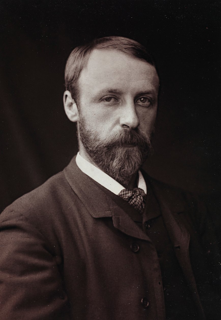 Kunstnerisk og biografisk album, 6. årgang, Salong 1885; portrett av den belgiske maleren Emile Claus (1849-1924) av Charles Michelez