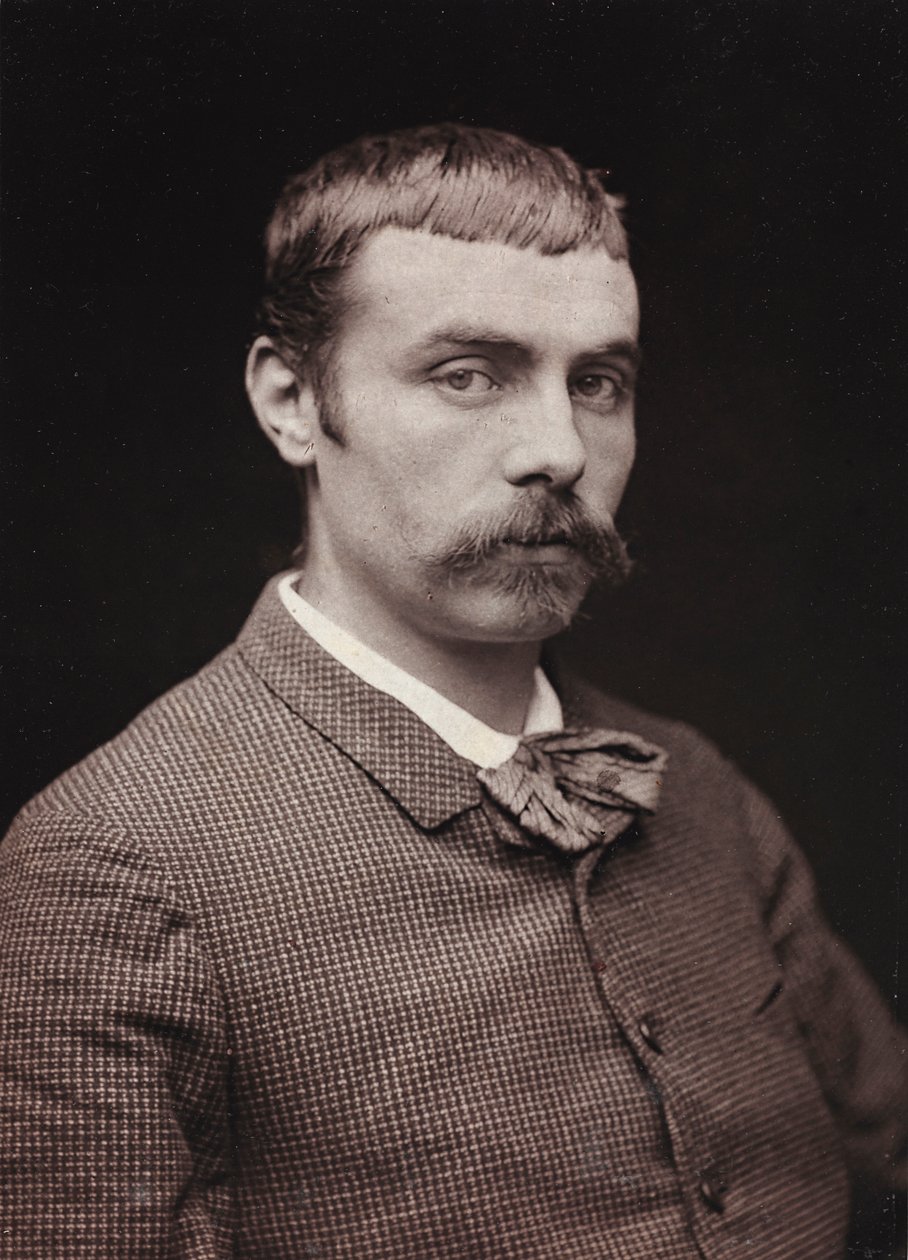 Kunstnerisk og biografisk album, 6. årgang, Salong 1885; portrett av maleren Gardette Louis av Charles Michelez