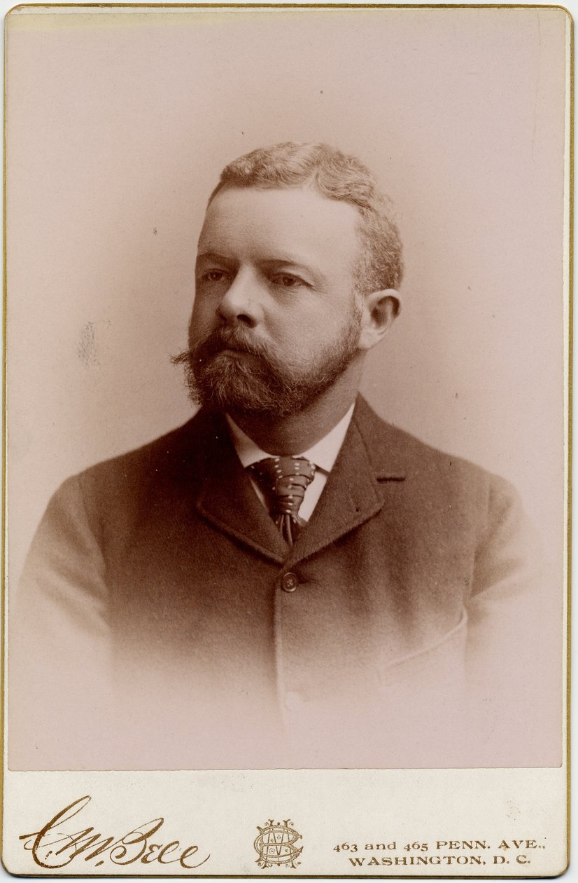 Henry Cabot Lodge (1850–1924), amerikansk senator (albumfoto) av Charles Milton Bell