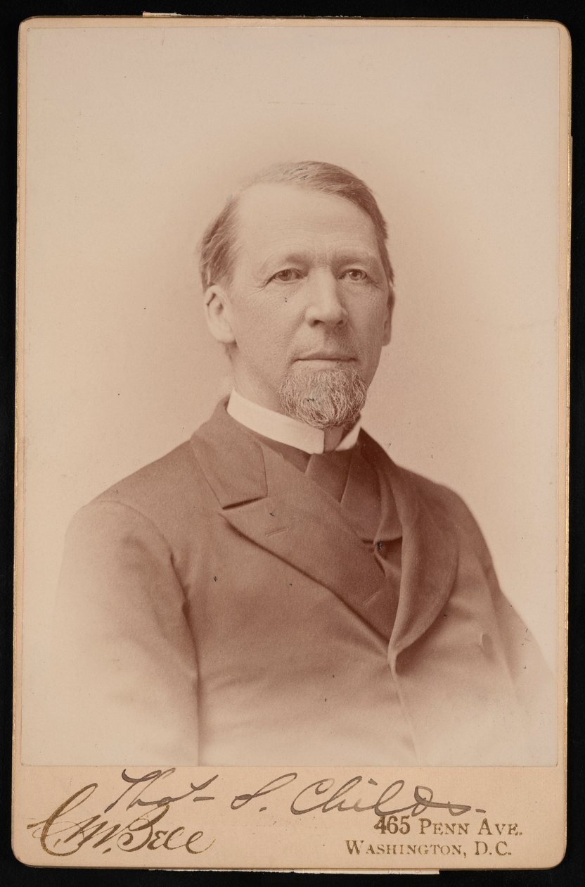Portrett av Thomas Spencer Childs 1825-1914, før 1893. av Charles Milton Bell