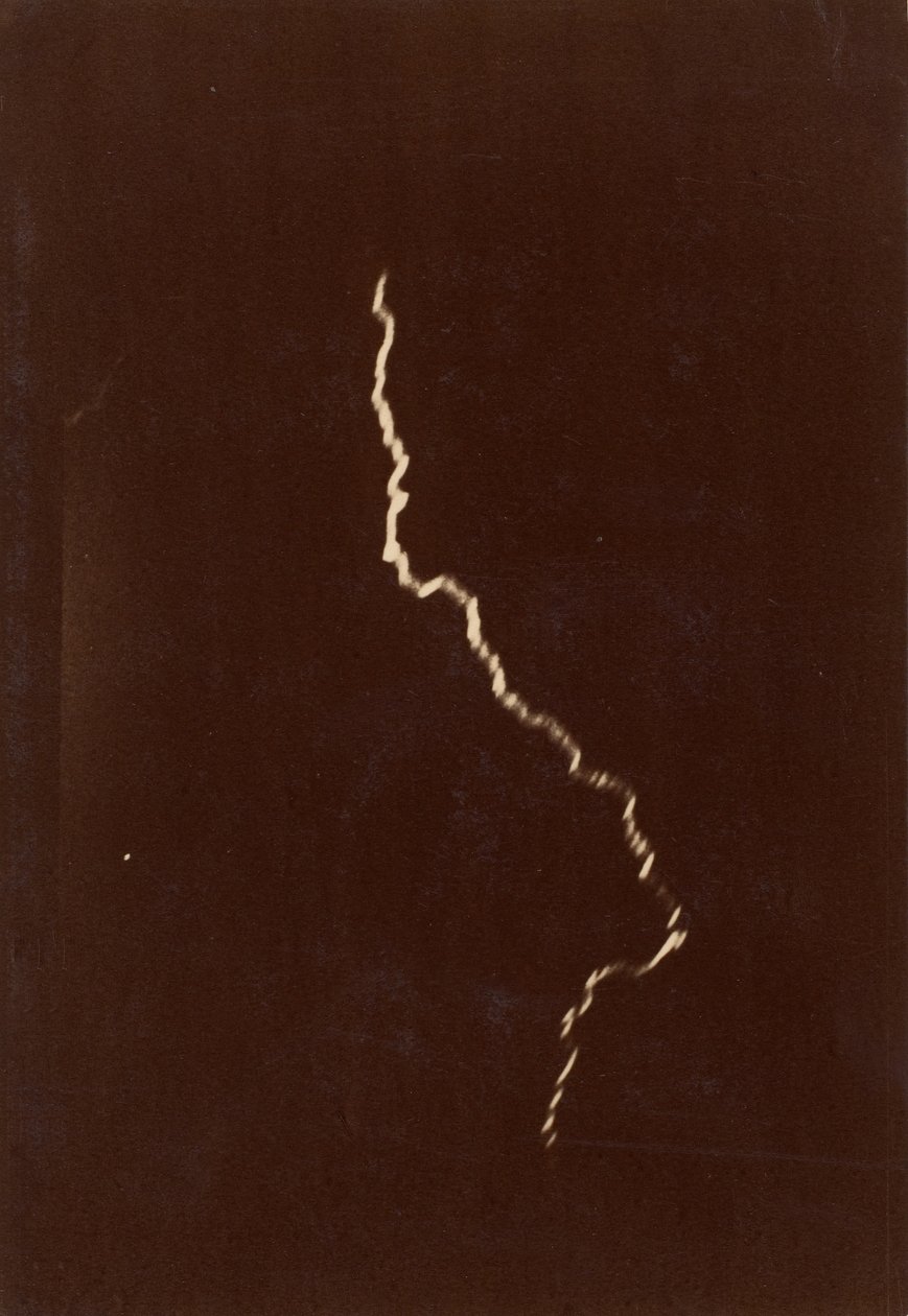[Spiral of Lightning in a Thunderstorm], 12. mai 1886. av Charles Moussette