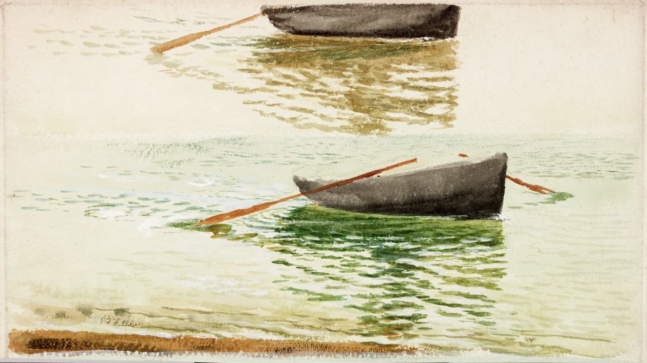 Joller (kroppsfarge og akvarell på papir) av Charles Napier Hemy