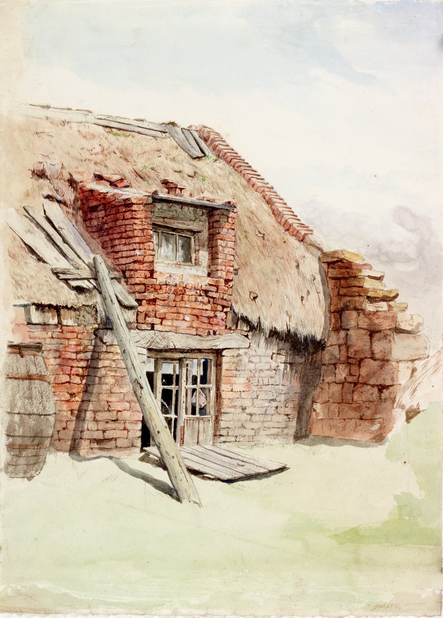 Fisherman's Cottage (kroppsfarge) av Charles Napier Hemy