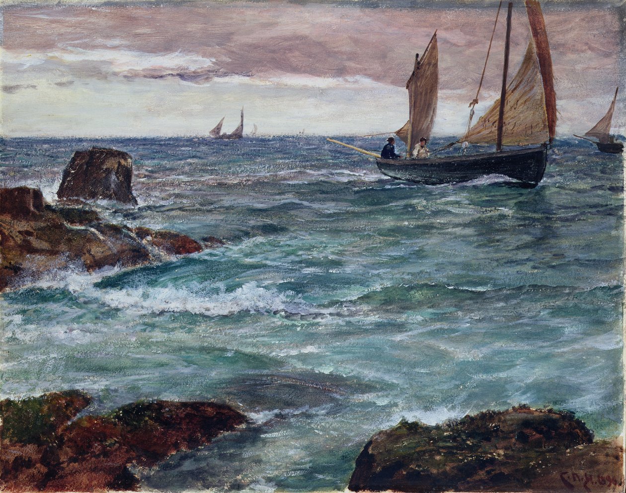 Hjemover av Charles Napier Hemy