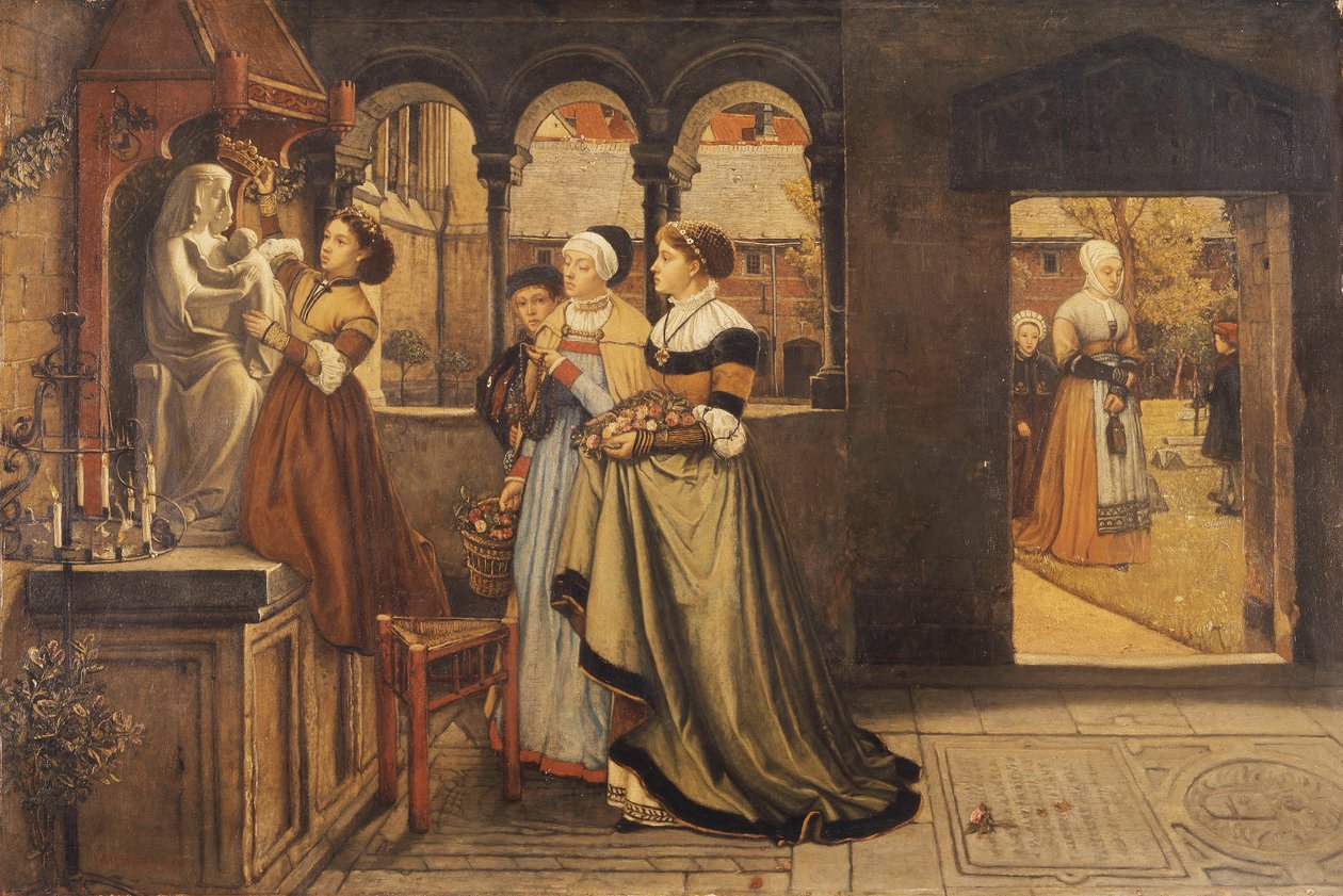 Til Vår Frues fest, 1868 av Charles Napier Hemy