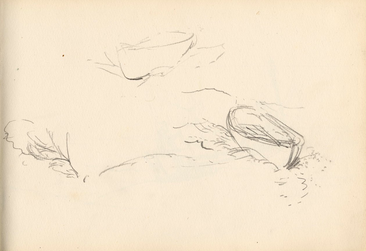 Skissebok (olje og blyant på papir) av Charles Napier Hemy