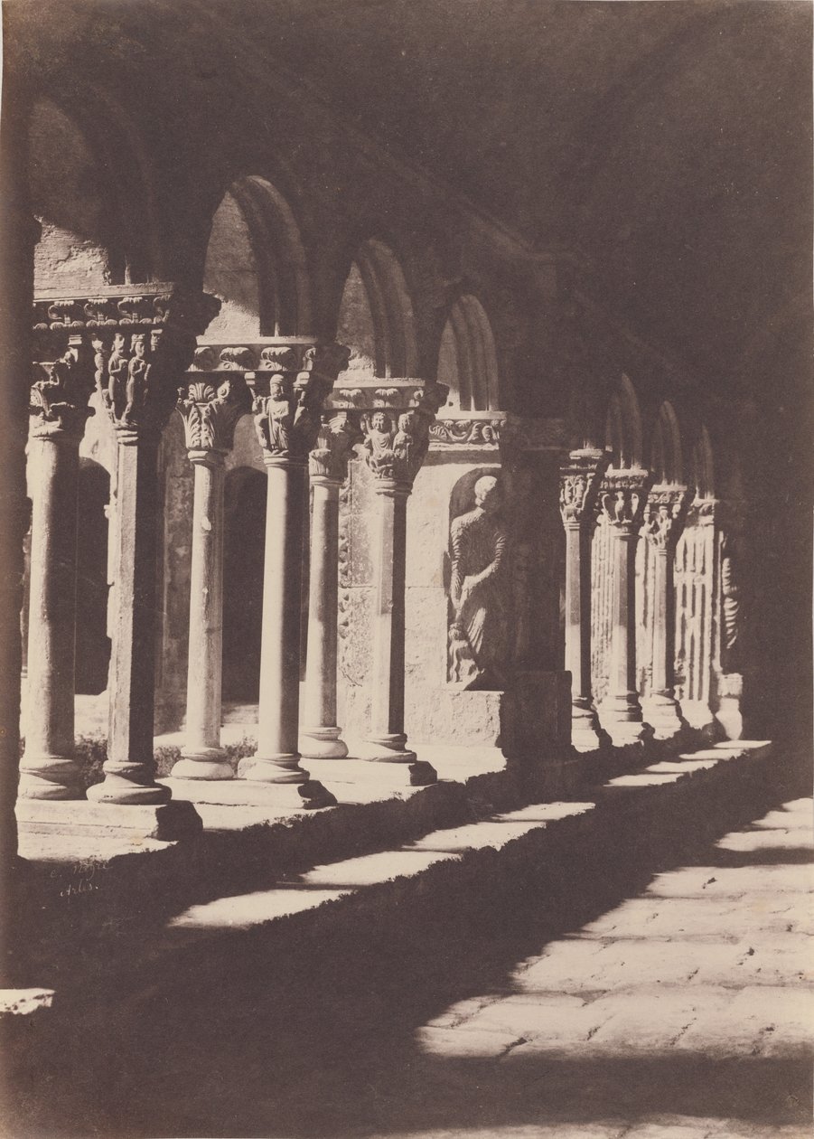En gang i klosteret Saint-Trophime, Arles av Charles Nègre