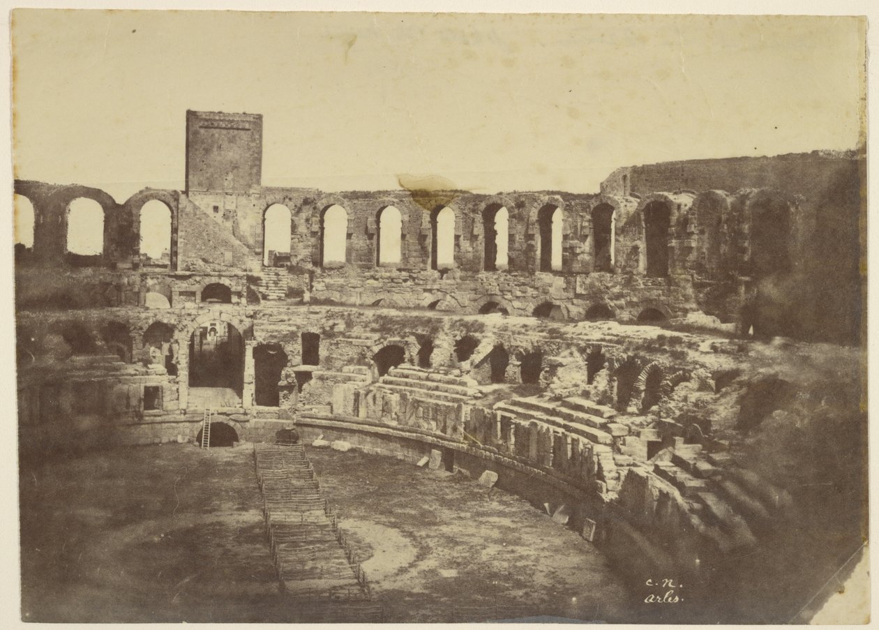 Arles, arenaen av Charles Nègre
