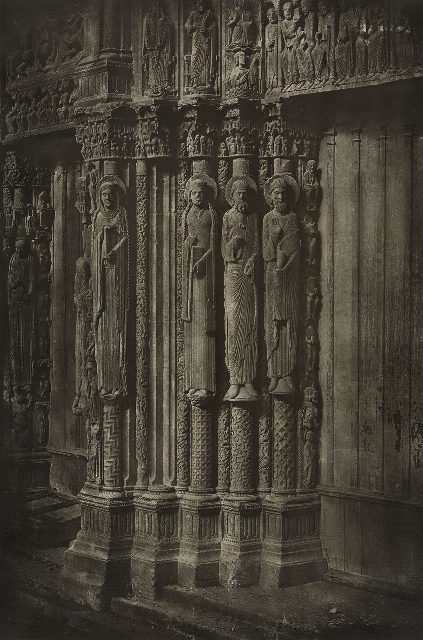 Chartres-katedralen av Charles Nègre