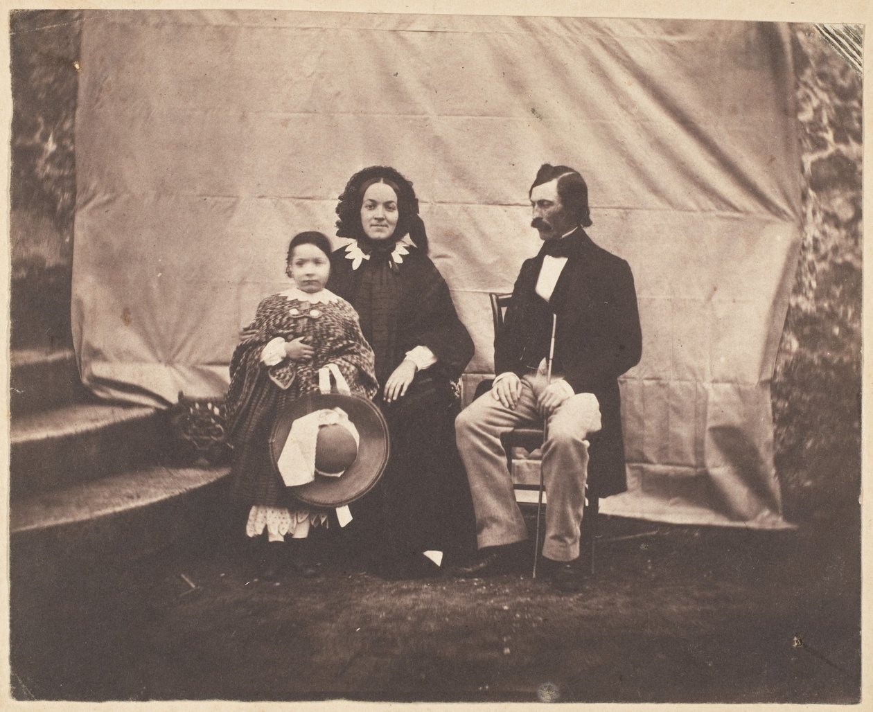 Familiegruppe av Charles Nègre