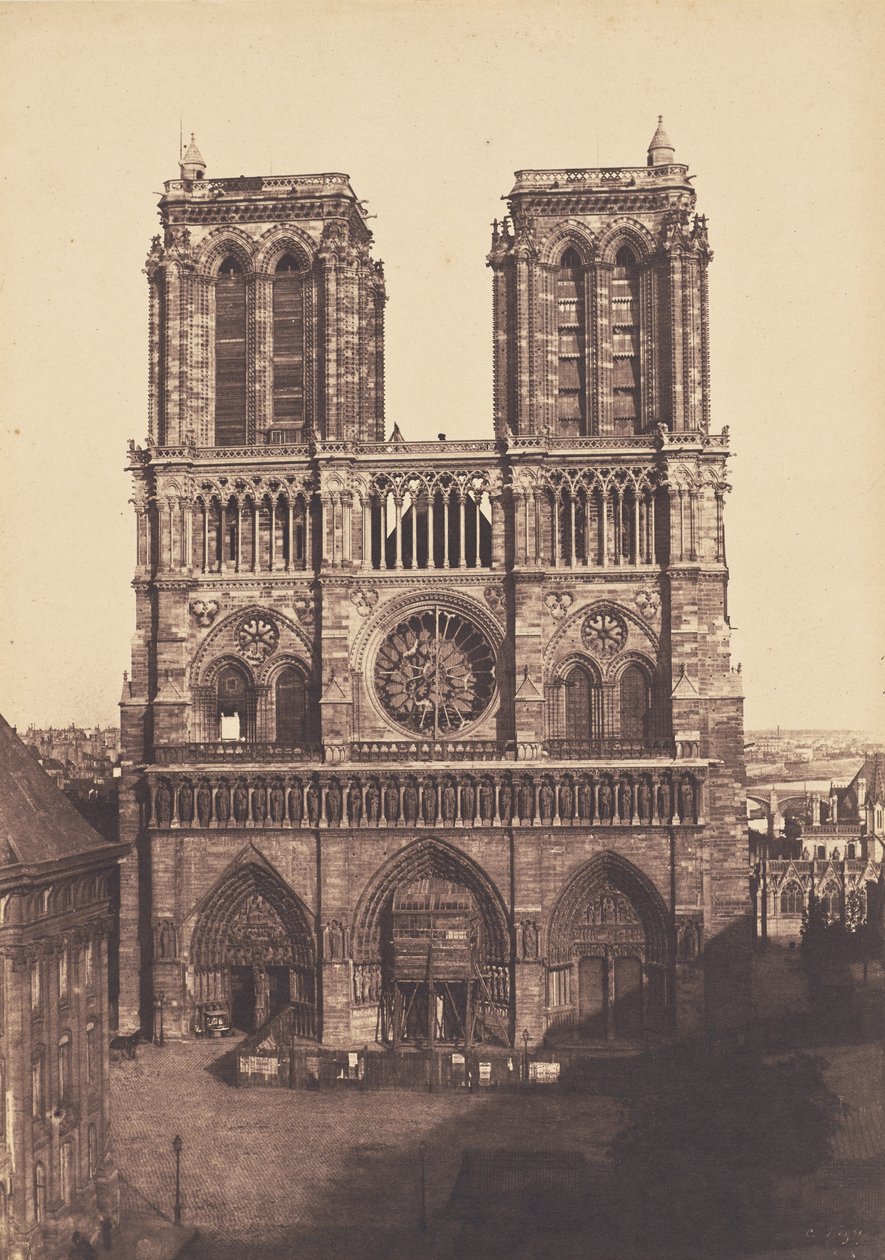 Notre-Dame, Paris av Charles Nègre