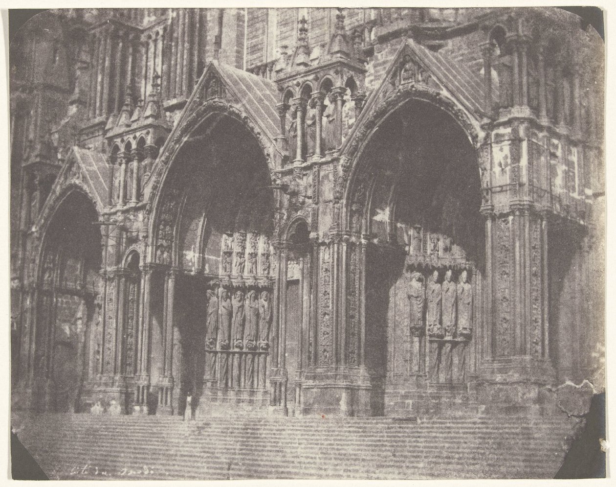 Portal på sørsiden av Chartres-katedralen av Charles Nègre