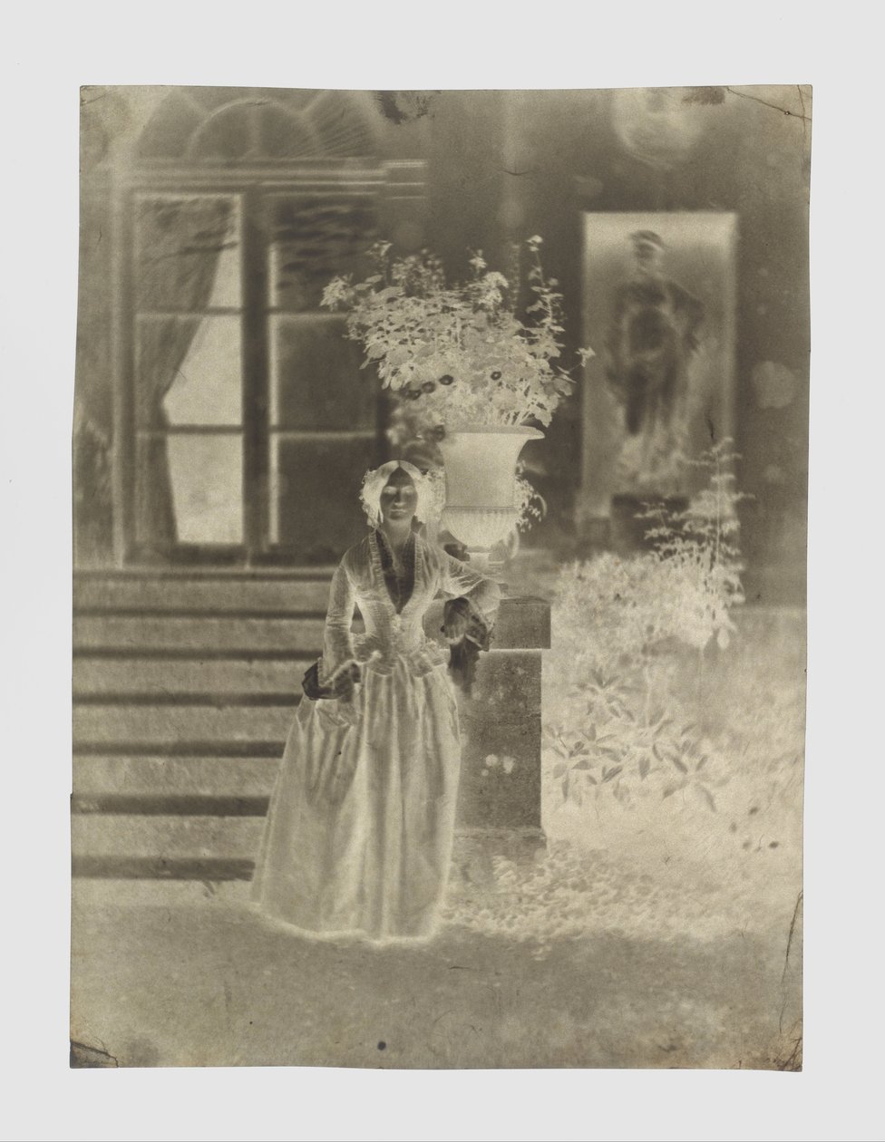 Portrett av en kvinne, muligens Mme Ernest Feydeau av Charles Nègre