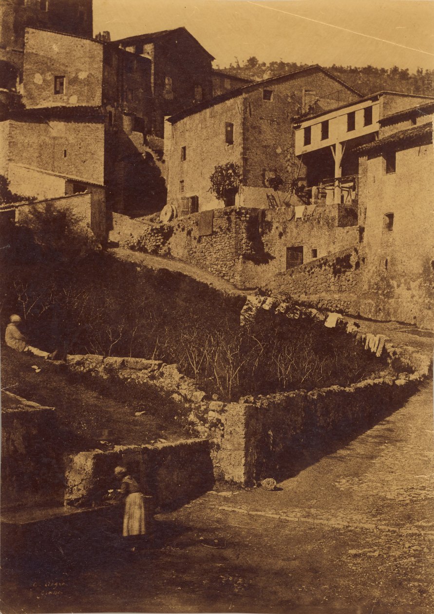 En gate i Grasse av Charles Nègre