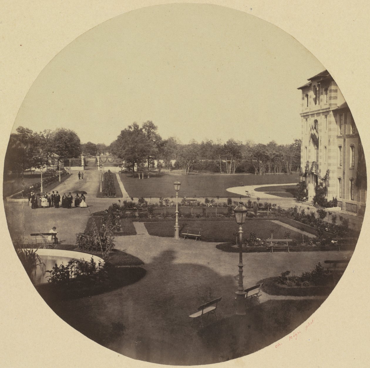 Asylet i Vincennes av Charles Nègre