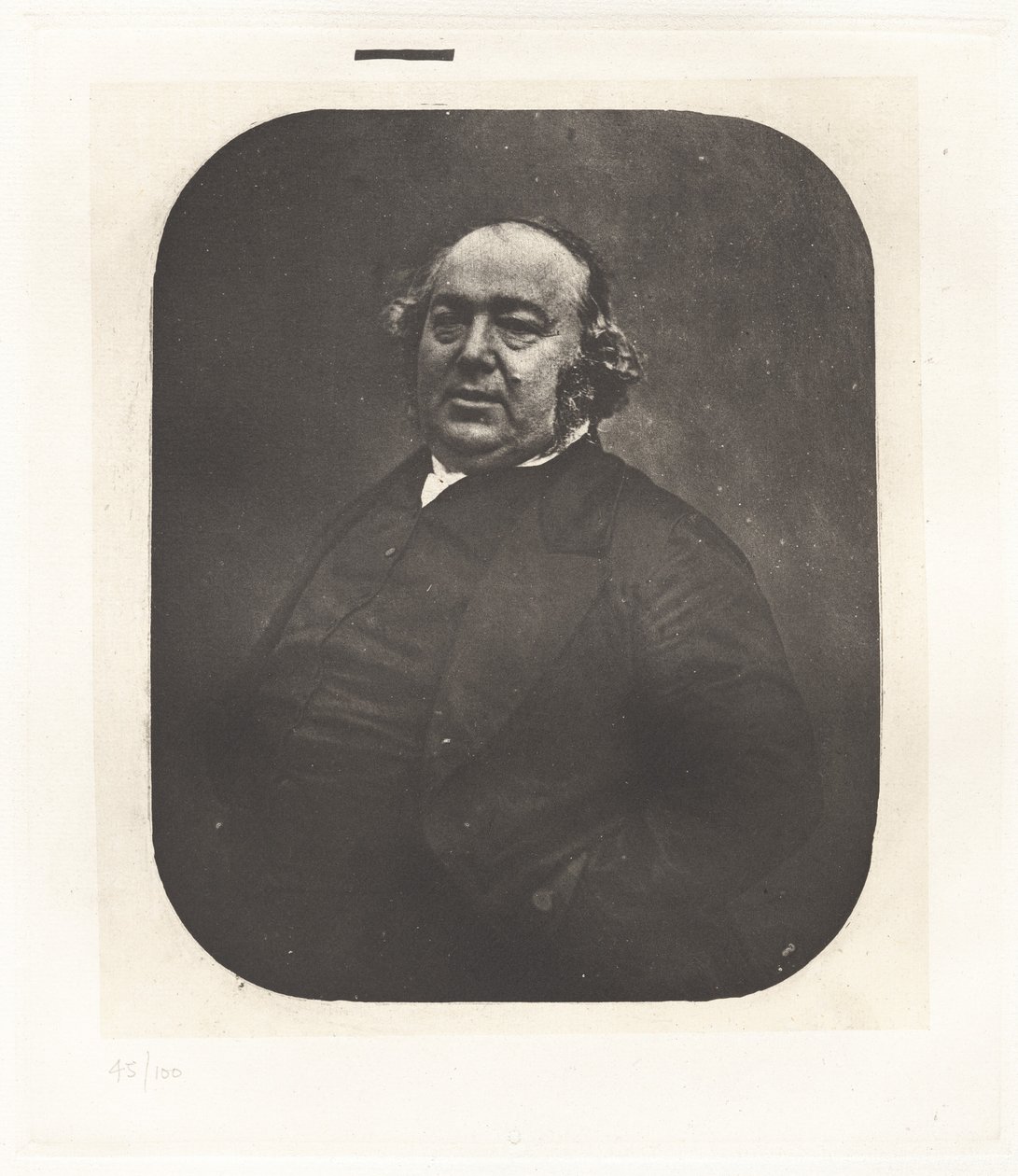 Plate IX - Portrett av Jules Janin, etter Nadar (Plate IX - Portrett av Jules Janin, av Nadar) av Charles Nègre, Nadar, André Jammes