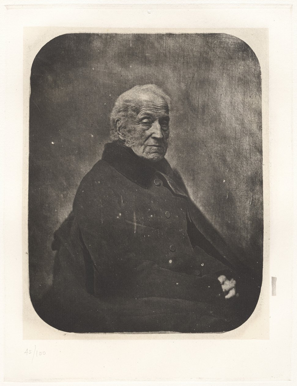 Plate X - Portrett av prins Adam Georges Czartorisky, etter Nadar (Plate X - Portrett av prins Adam Georges Czartorisky, av Nadar) av Charles Nègre, Nadar, André Jammes